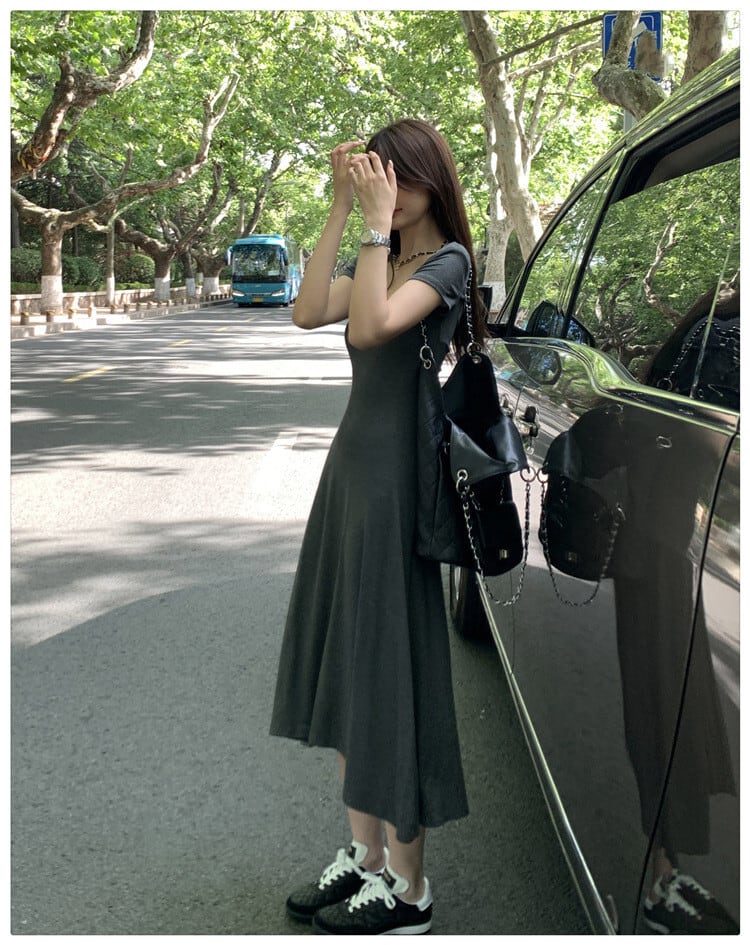 【dress】バックレスワンピース　M24579