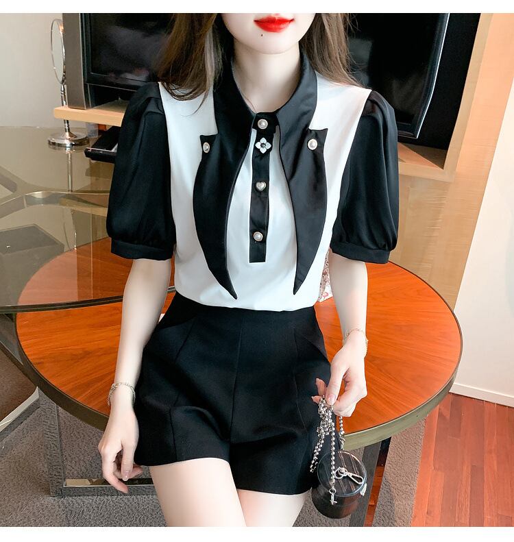 【tops】高級感ブラウストップス G20728