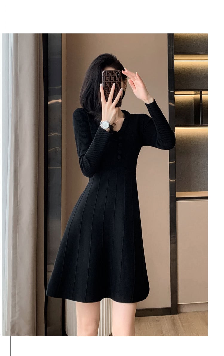 【dress】ニットワンピース　M25423