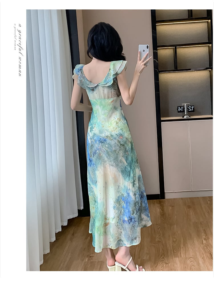 【dress】フリルワンピース　M25147