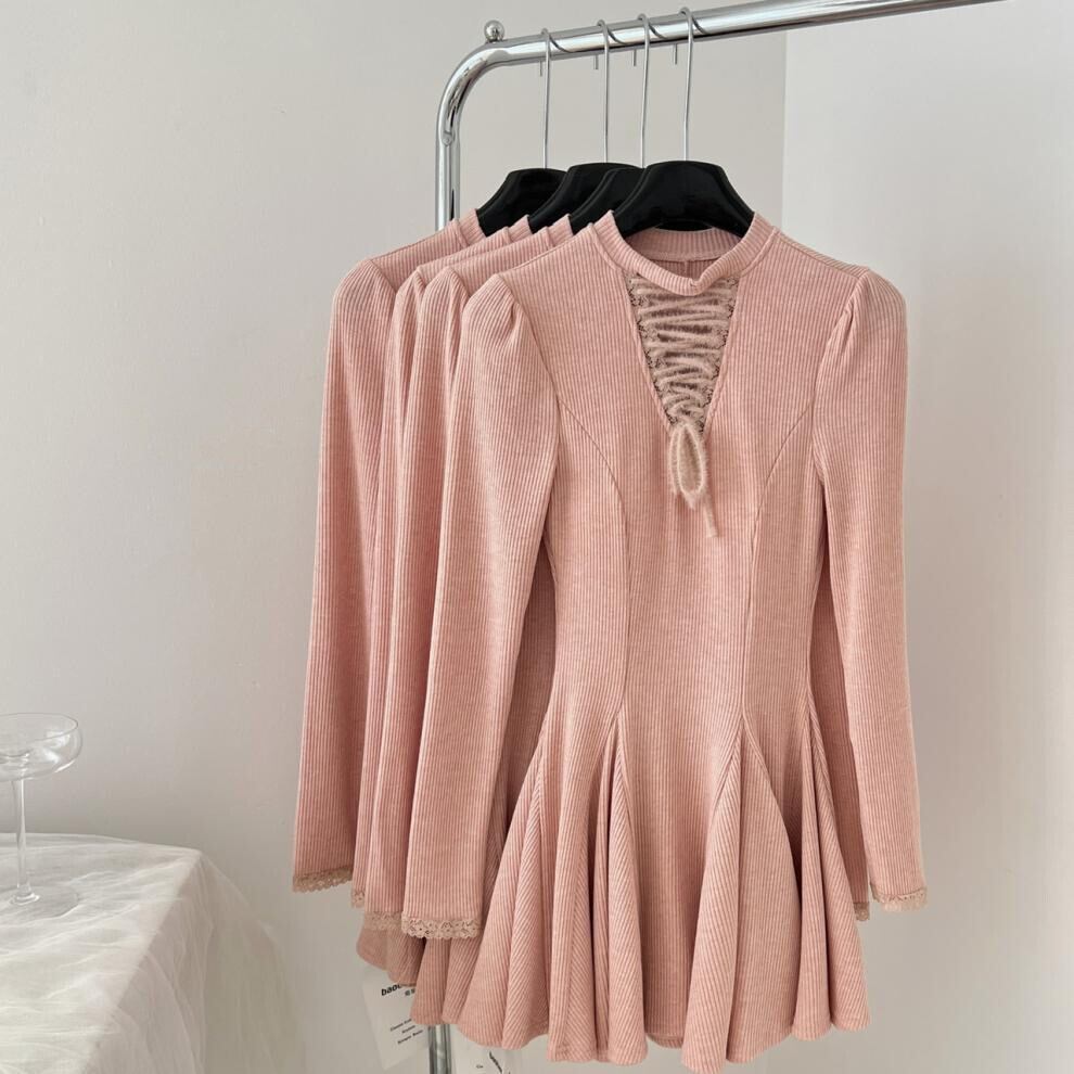 【dress】ニットワンピース　M28347