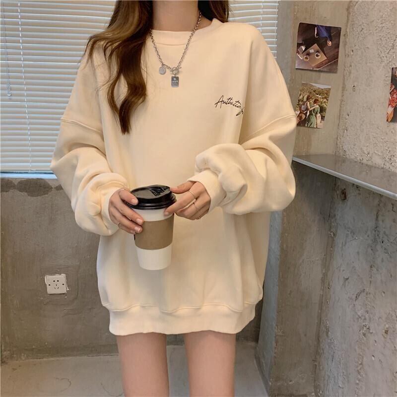 【tops】INS風秋冬新作ファッション美人度アップ!韓国系厚手裏起毛ルーズパーカー G3528