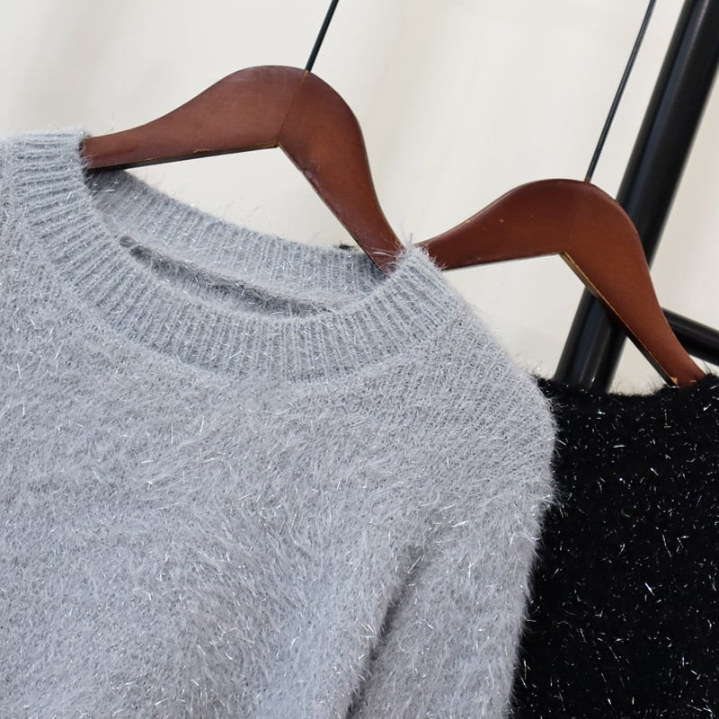 【tops】クルーネックニットセーター　M17997