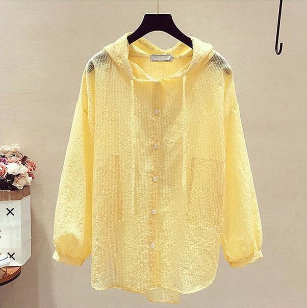 【tops】紫外線対策シャツトップス　M24027