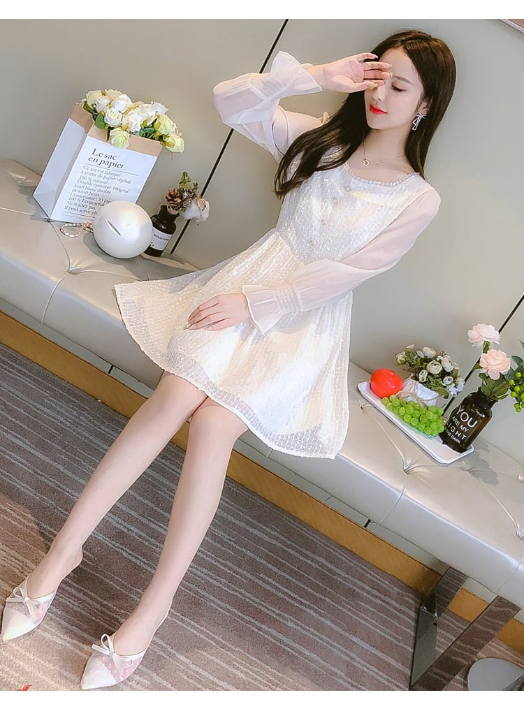 【dress】デートワンピース　M25360