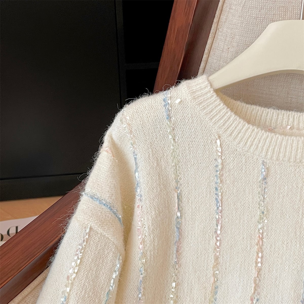 【tops】クルーネックニットセーター　M29212
