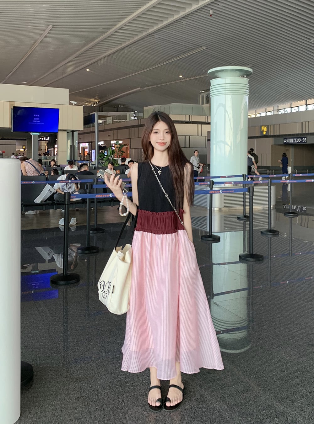 【dress】ノースリーブワンピース　M24340