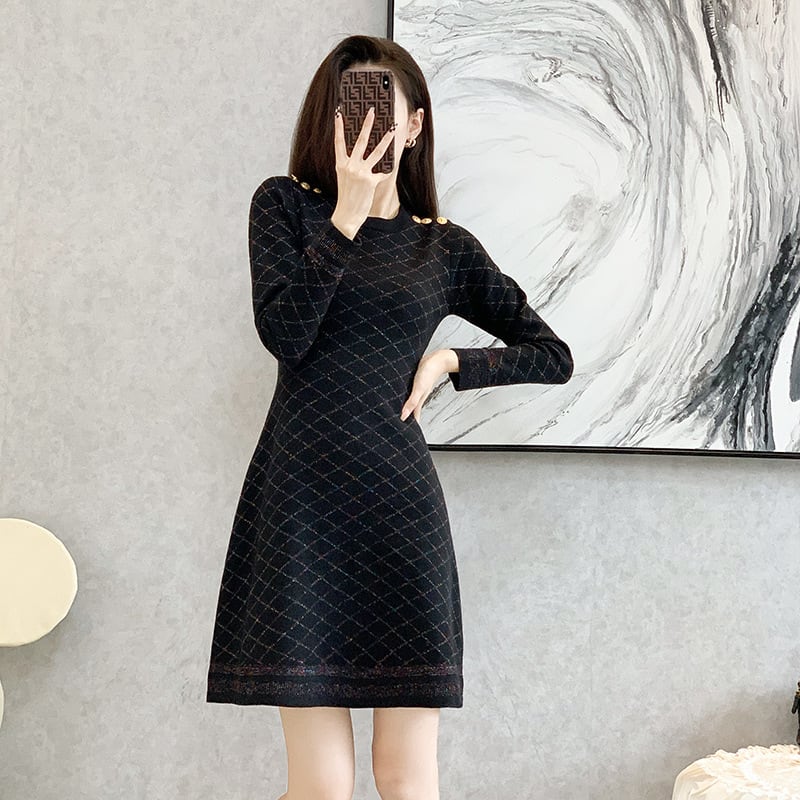 【dress】ニットワンピース　M25519