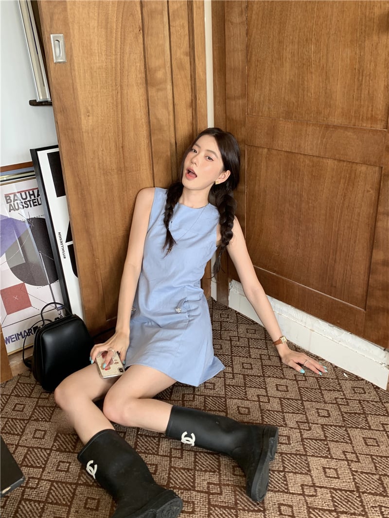 【dress】ノースリーブワンピース　M24439