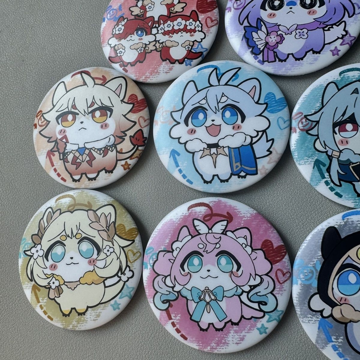 【GOODS】崩壊スターレイル キメラ セット 缶バッジ Q2233