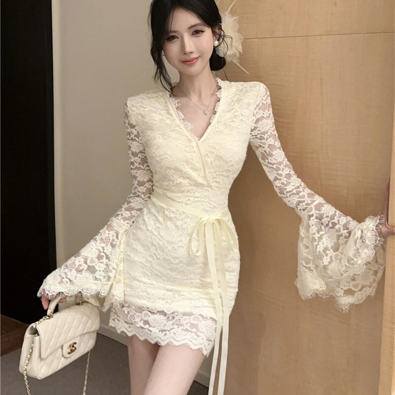 【dress】レースデートワンピース　M28164