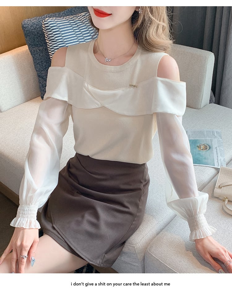 【tops】オフショルダートップス　M29037