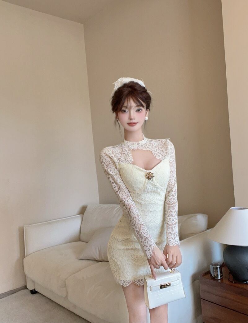 【dress】レースワンピース　M29008