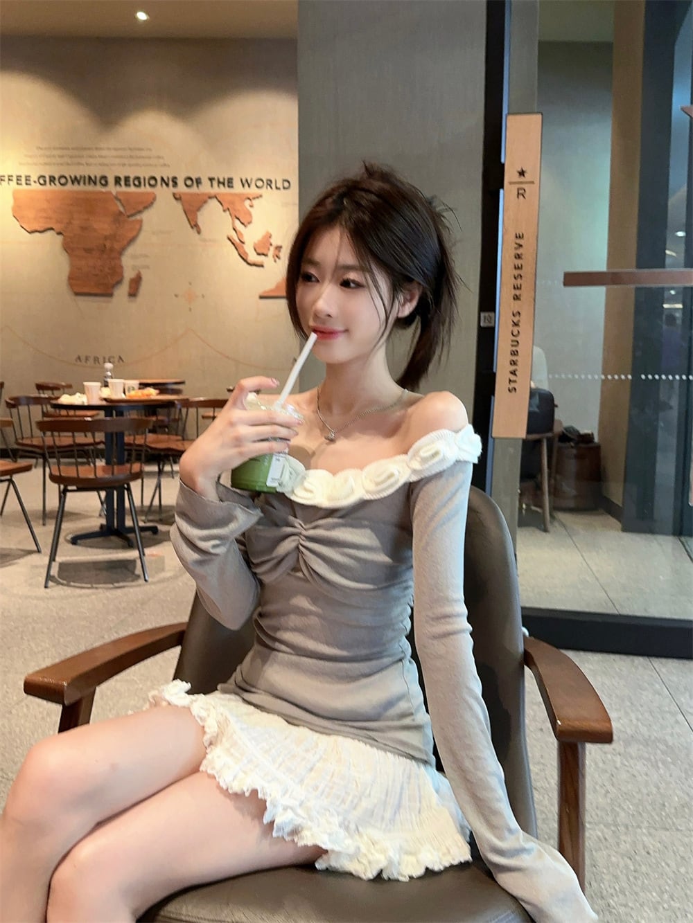 【tops】立体フラワートップス　M25541