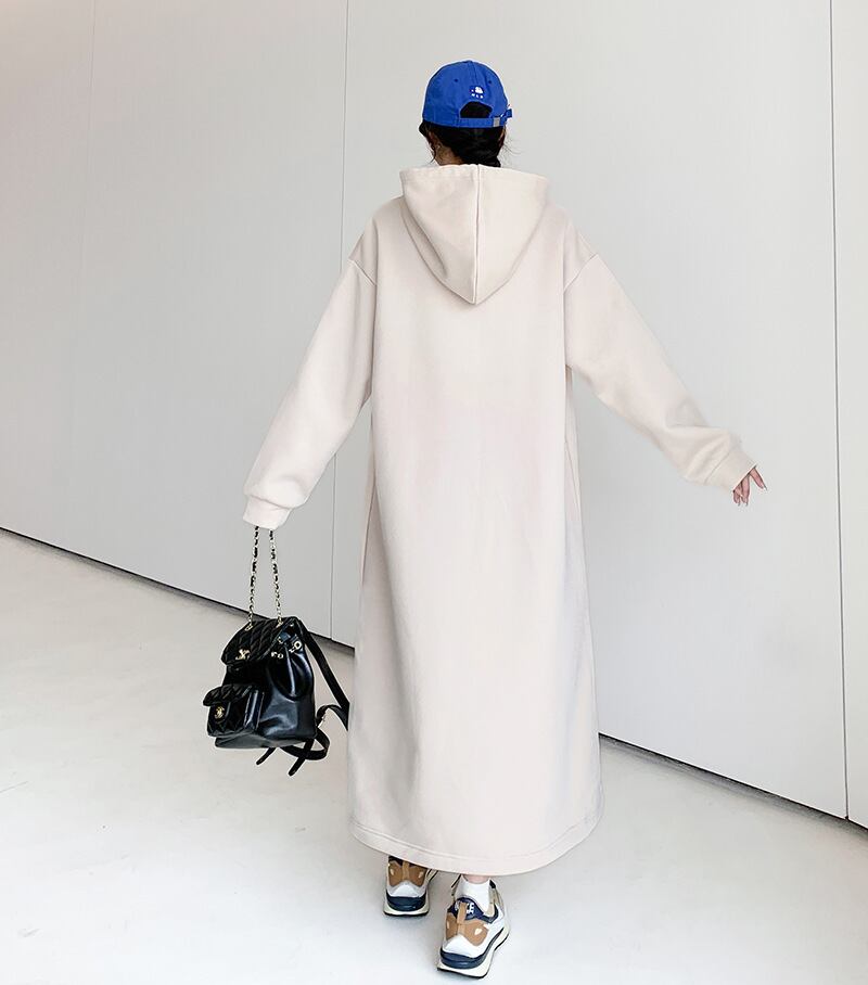 【dress】裹起毛カジュアルワンピース　M18581
