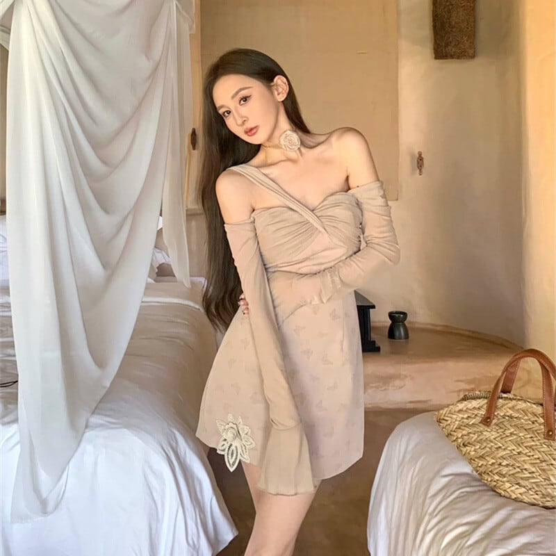 【dress】ベアトップワンピース　M28117