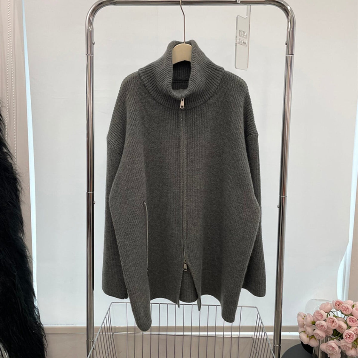 【outer】ニットカーデ　M27278