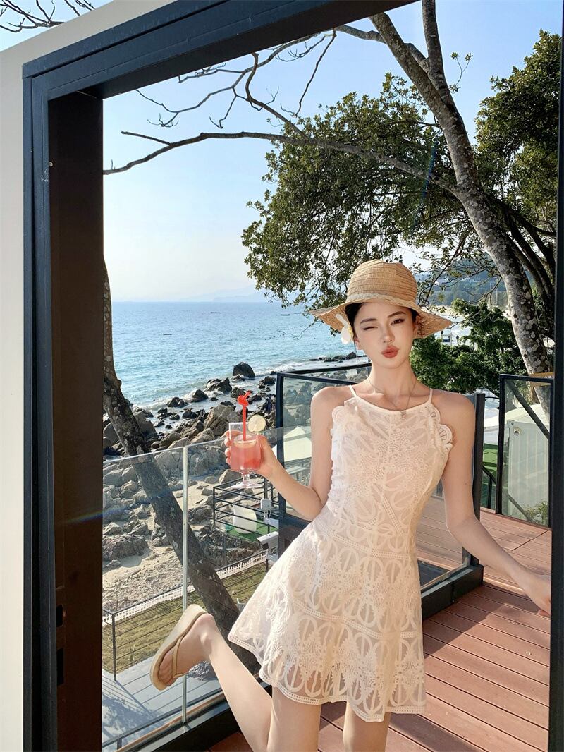 【dress】レースキャミワンピース　M30172