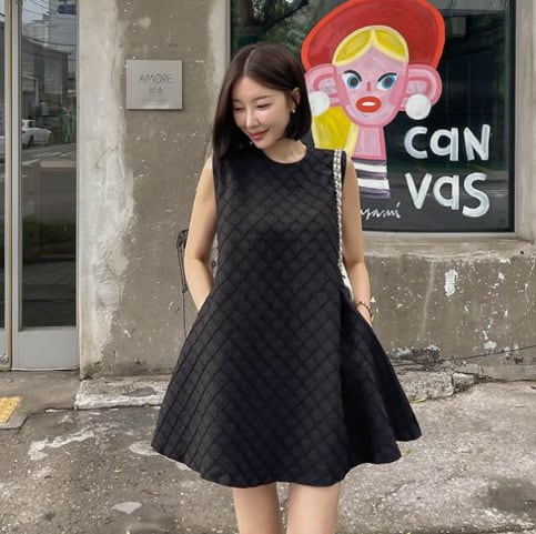 【dress】ノースリーブワンピース　M24028