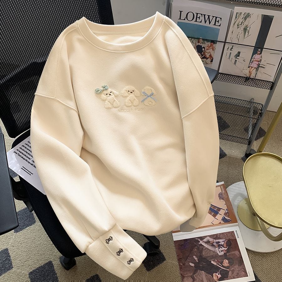 【tops】裹起毛プルオーバー　M28969