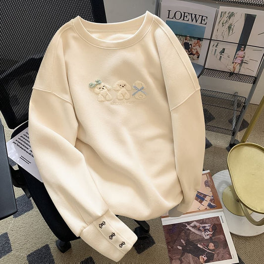 【tops】裹起毛プルオーバー　M28969