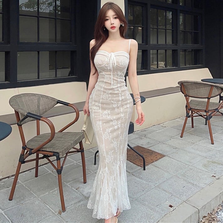 【dress】レースキャミワンピース　M24770