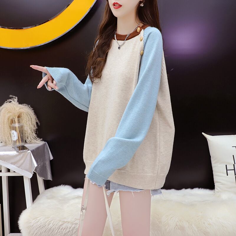 【tops】ドッキングニットプルオーバー　M19185