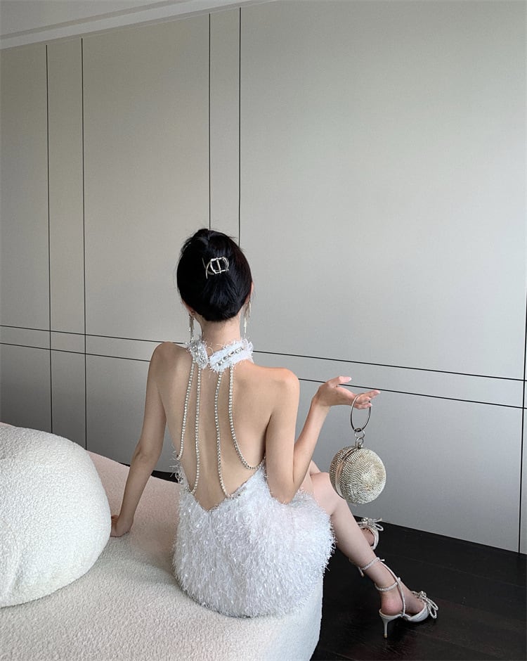 【dress】バックレスワンピース　M24446
