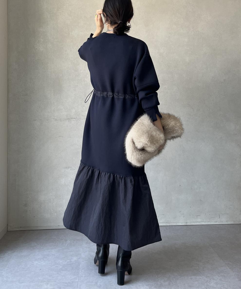 【dress】フレアドッキングカジュアルワンピース　N2899