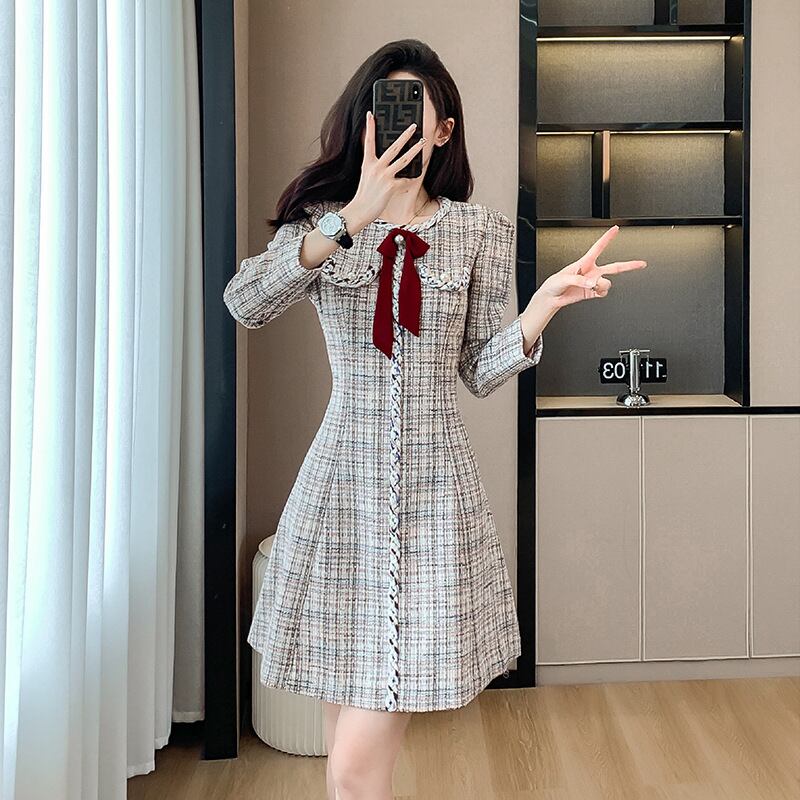 【dress】ツイードワンピース　M18608