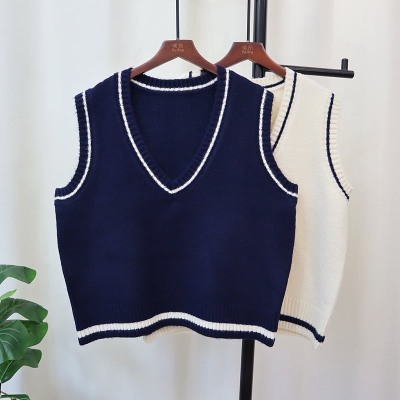 【tops】ニットベスト　M25493
