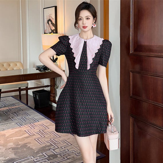 【dress】ドールカラーワンピース　M25070