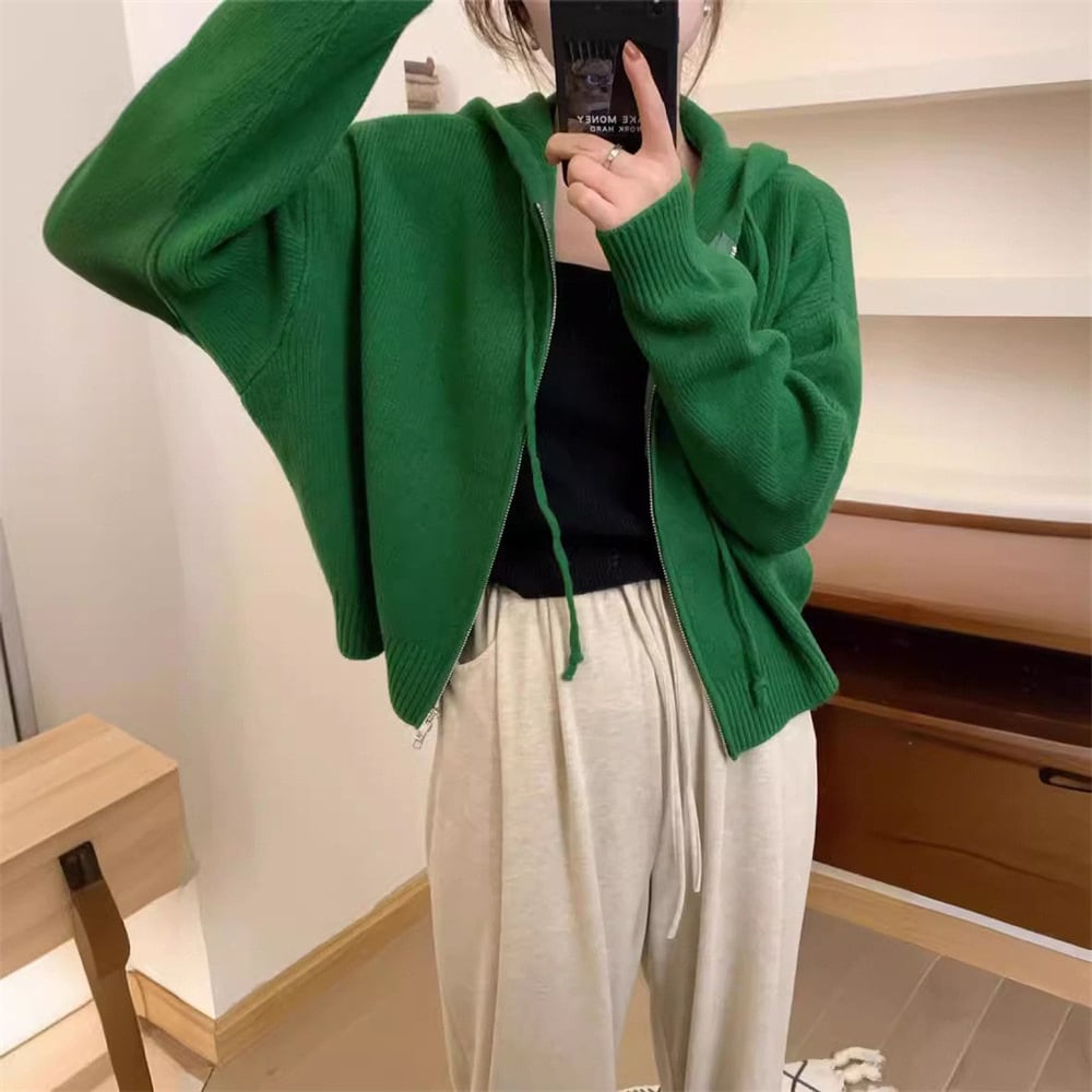 【outer】Wジップニットカーデ　M25963
