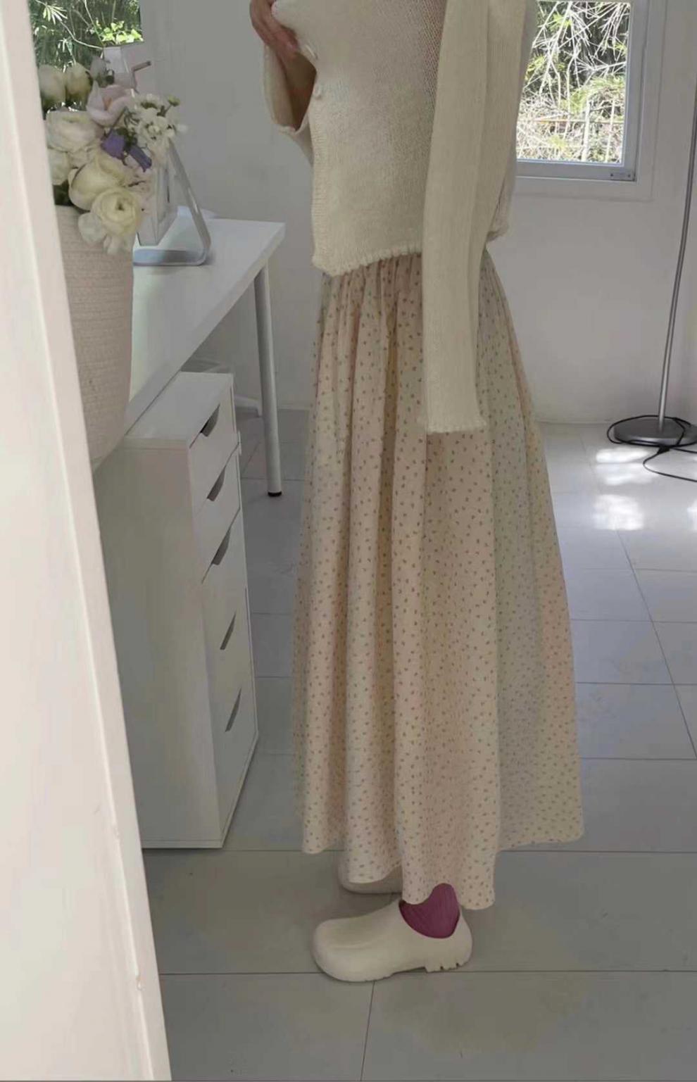 【dress】ギャザー花柄ワンピース G20230