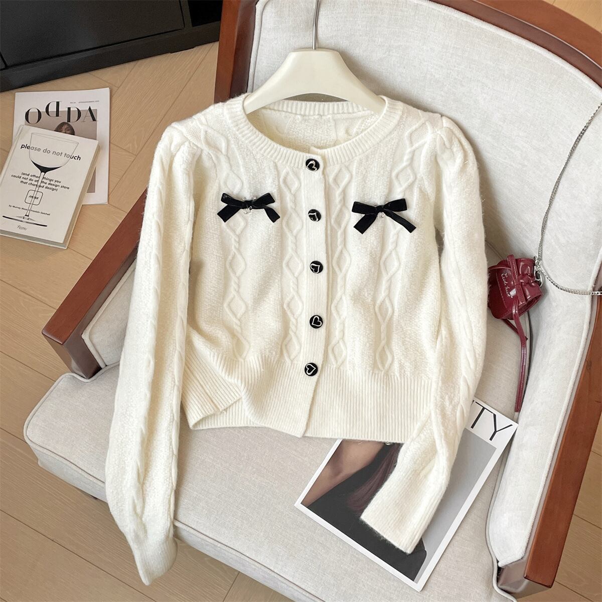 【outer】ニットカーデ　M29184