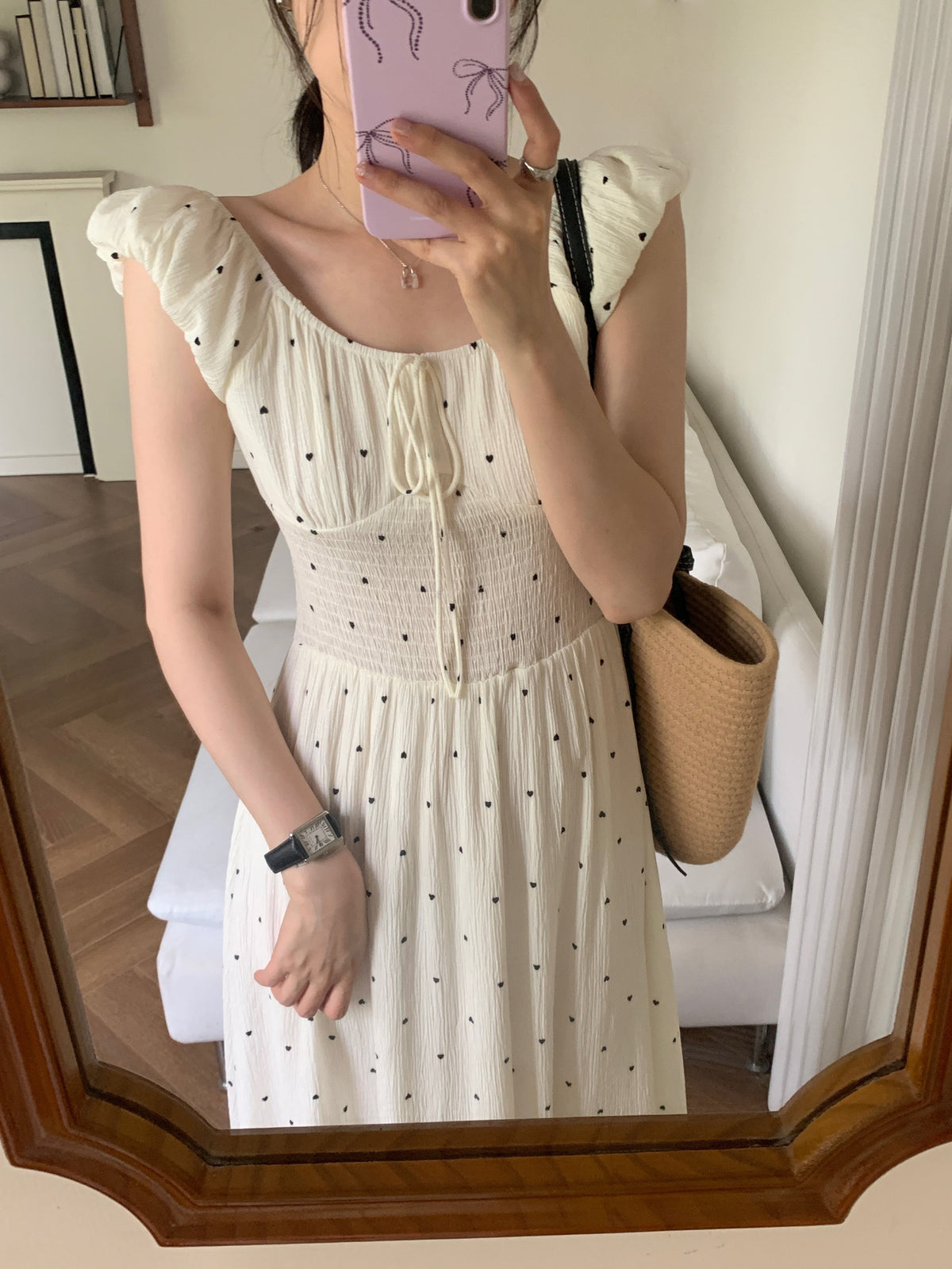 【dress】ハート柄ワンピース　M23885