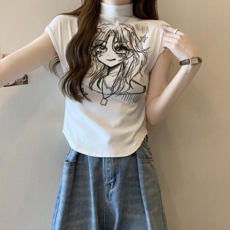 【tops】ハーフネックTシャツG20245