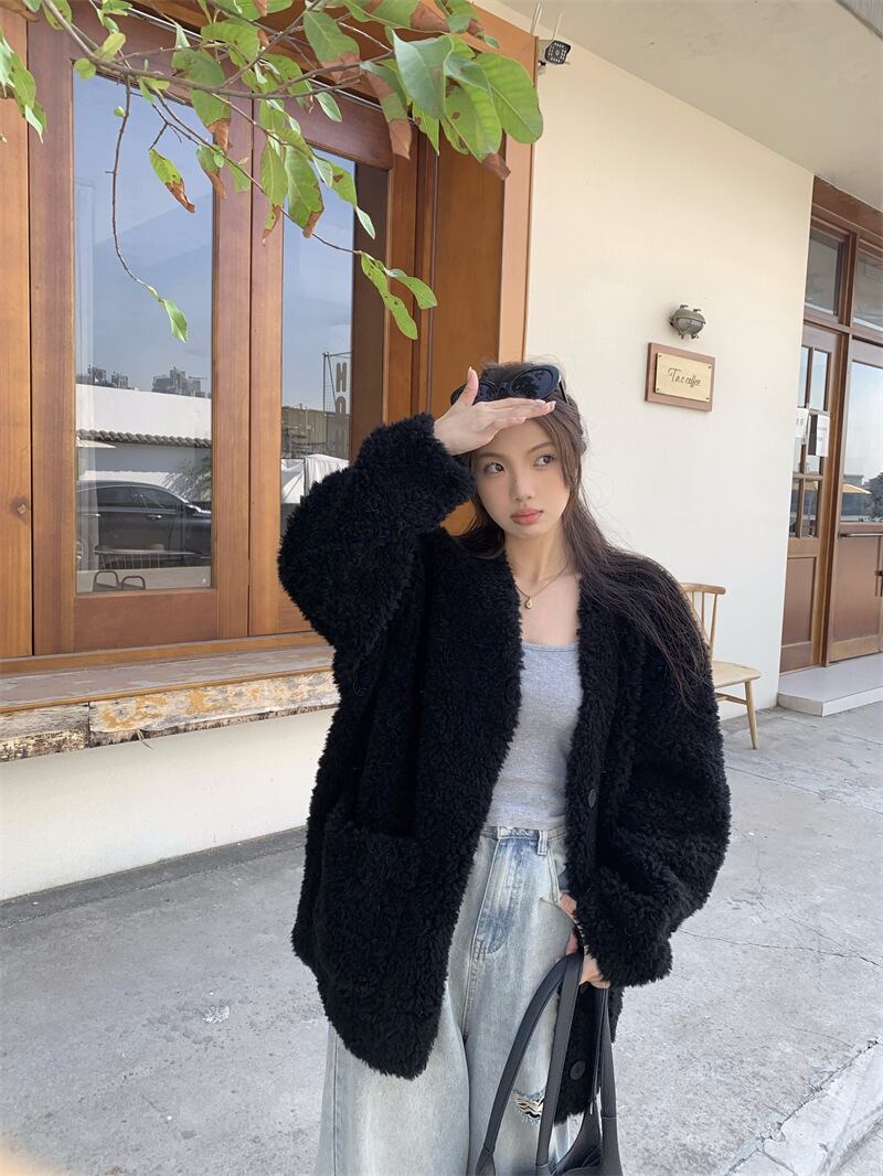 【outer】ラムズウールコート　M27353