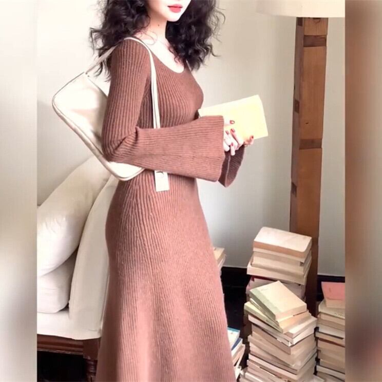 【dress】ニットワンピース　M28343
