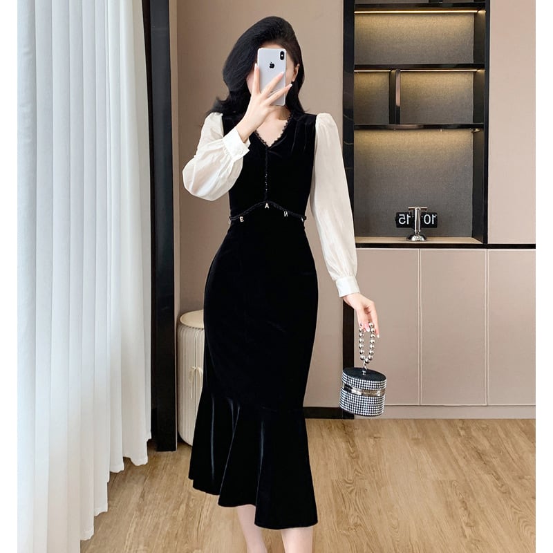 【dress】ドッキングデートワンピース　M26196