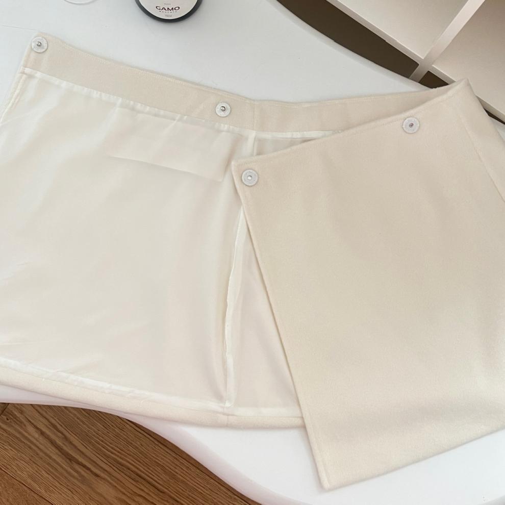 【set】ファー付きショートコート×スカートセット　M27721