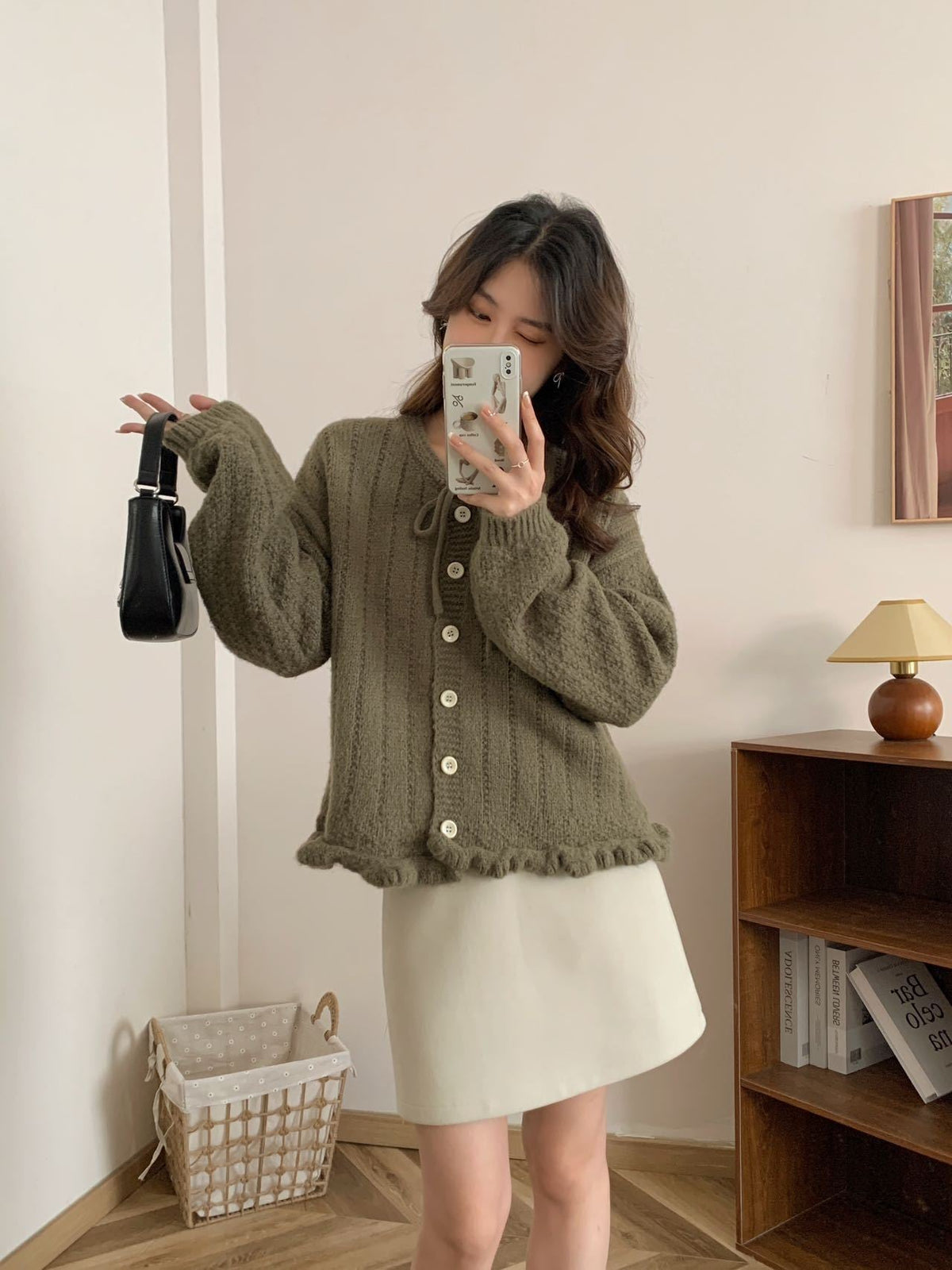 【outer】ニットカーデ　M26423