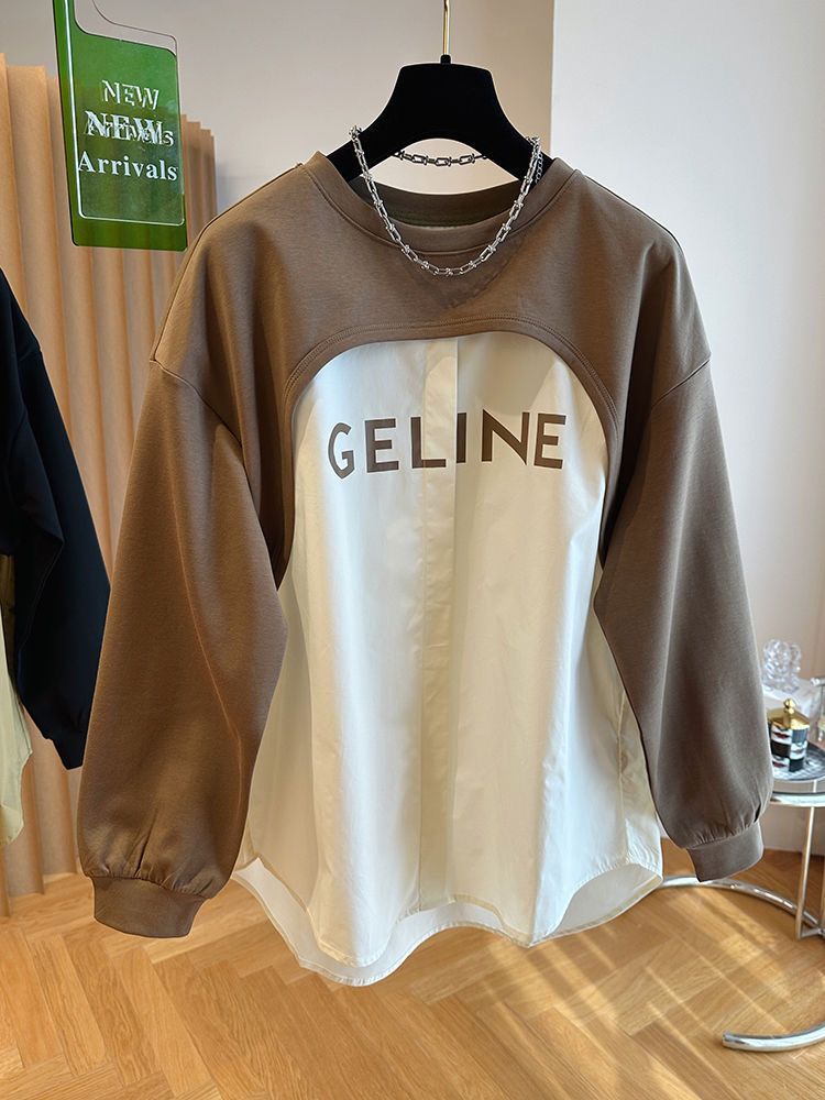 【tops】偽二つ切り替えパーカーG23833