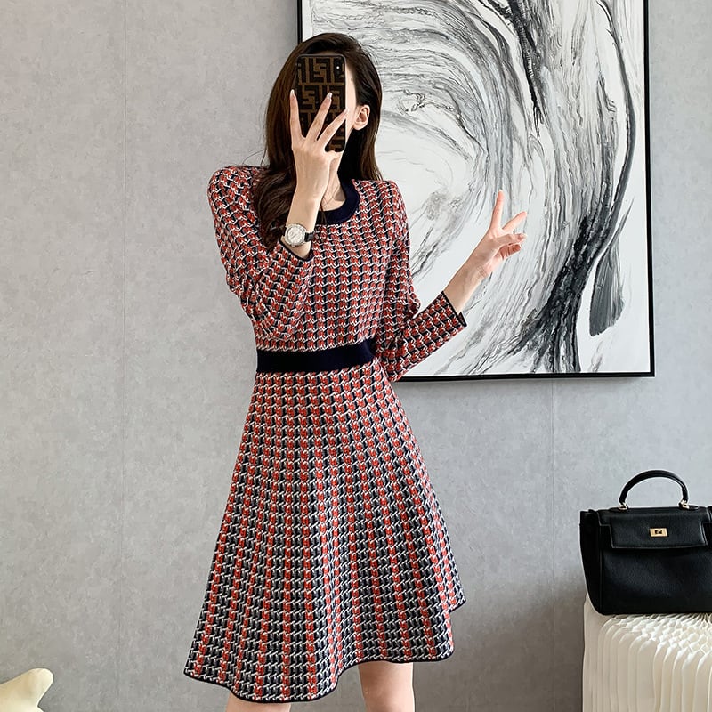【dress】ニットワンピース　M25501