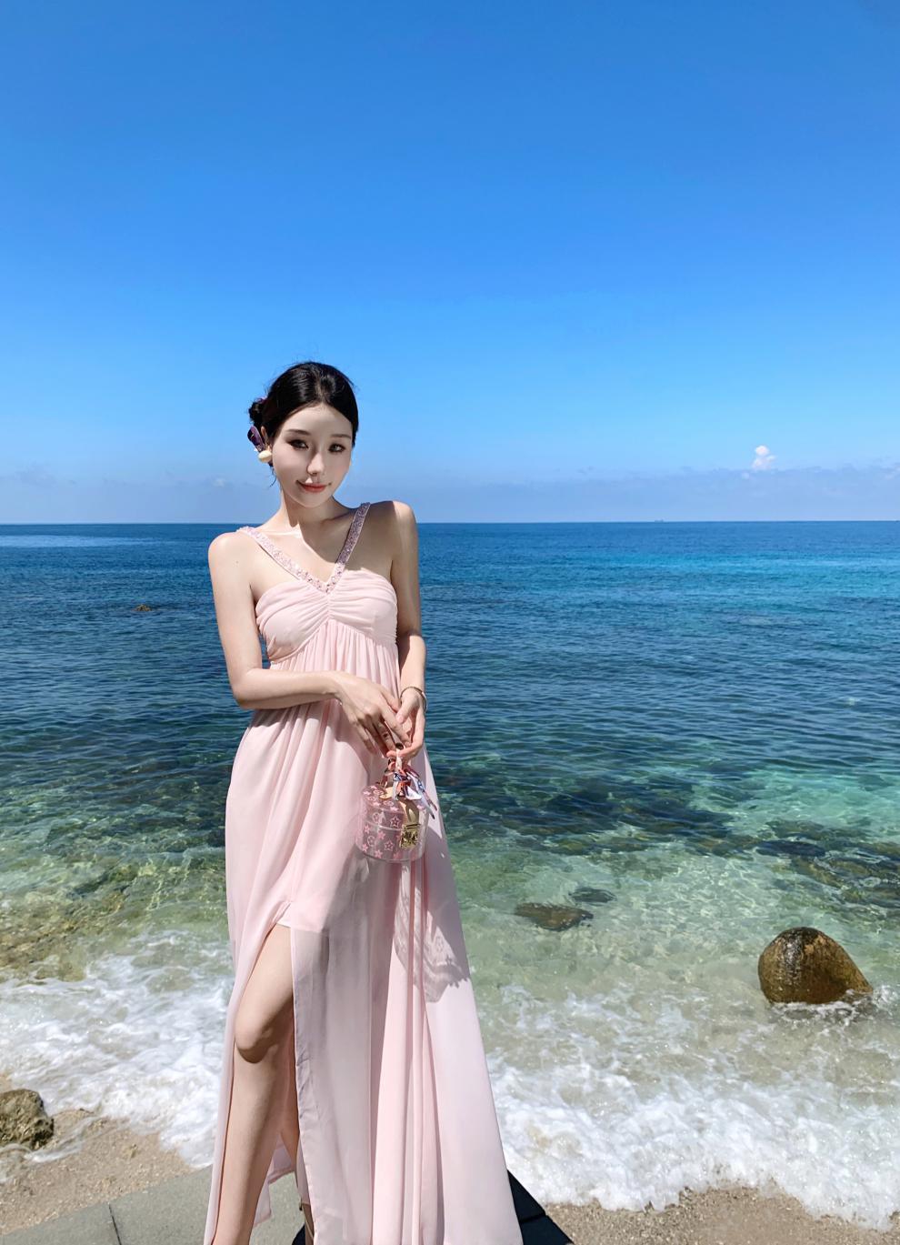 【dress】ホルターネックワンピース　M25190