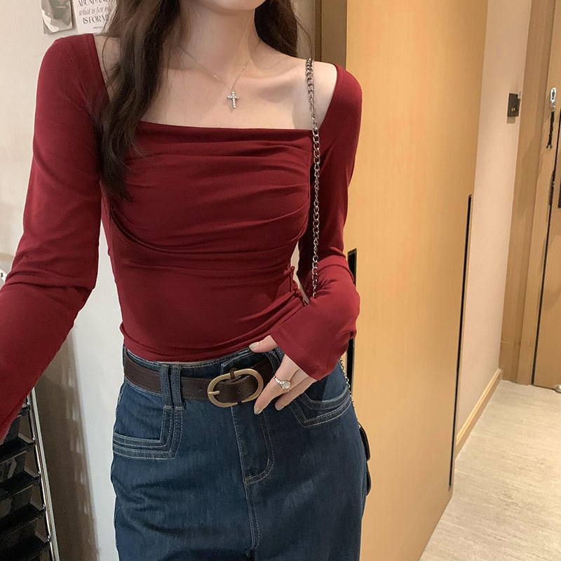 【tops】長袖Ｔシャツトップス　M28973