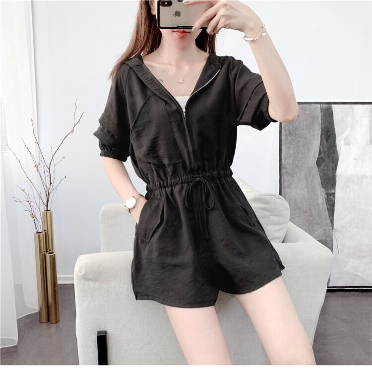 【set】ファッション好感度UP!気質満点ルーズ着痩せオールインワン G1047