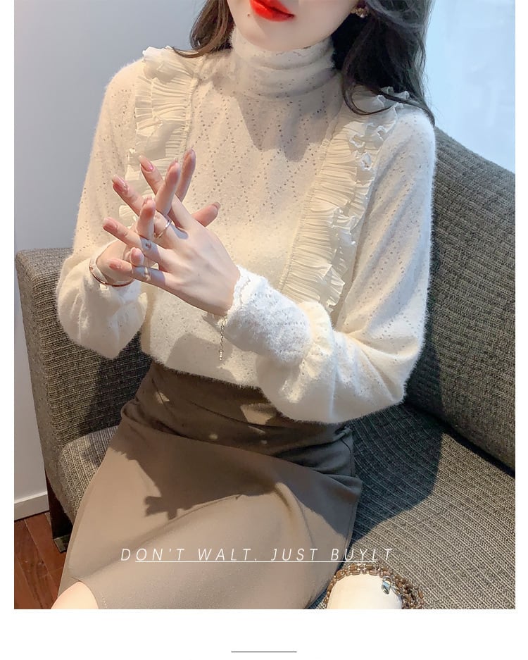 【tops】レースシャツトップス　M28658