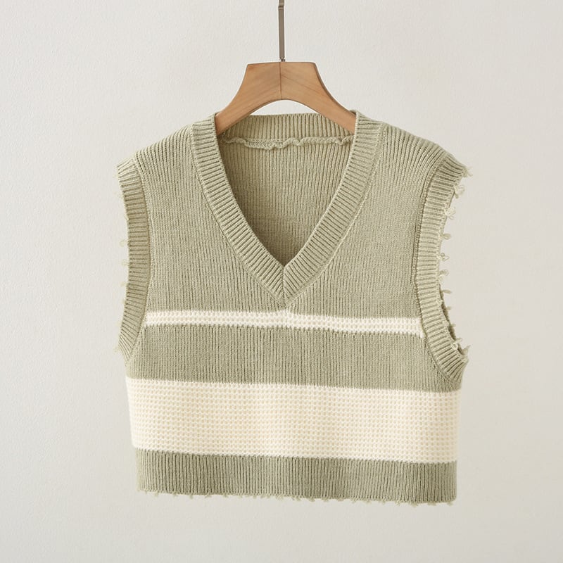 【tops】ニットベスト　M25581