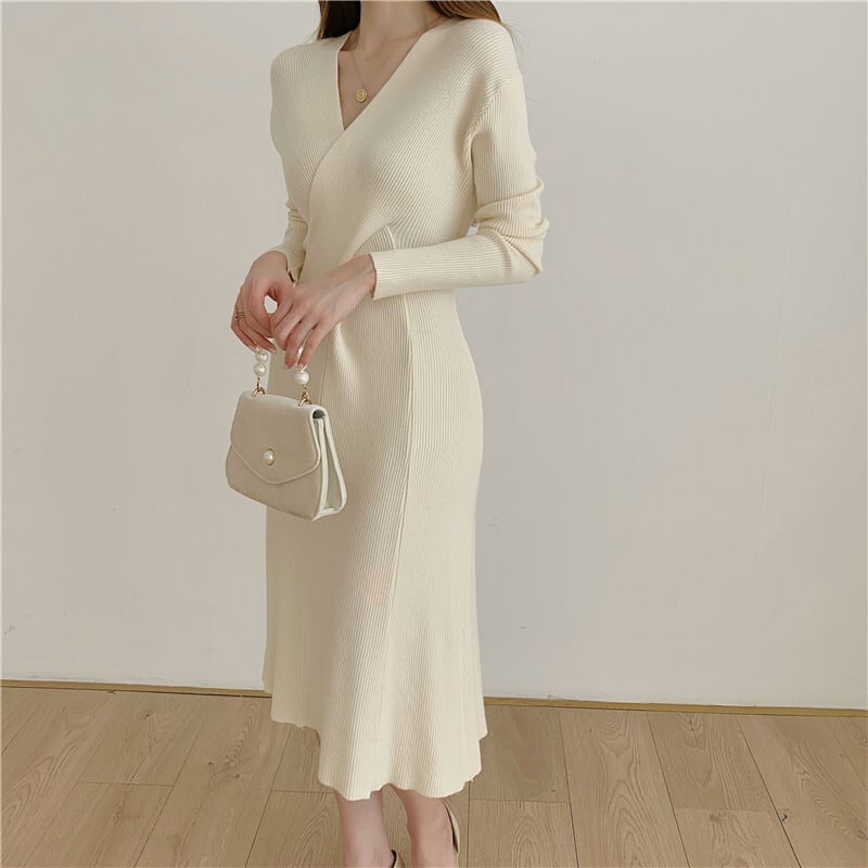 【dress】ニットワンピース　M25539